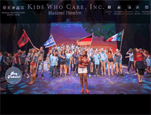 Tablet Screenshot of kidswhocare.org